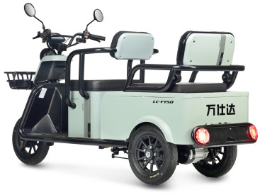 Трицикл электрический Wanshida LC-F150 (60V, 1000W, красный)