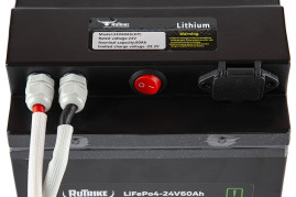 Тяговый аккумулятор RuTrike LiFePO4 (24В, 60Ач)