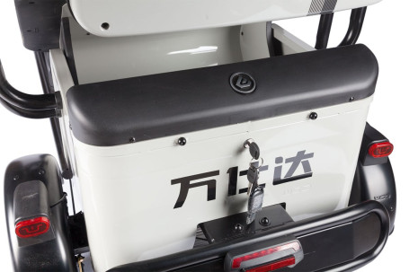 Трицикл электрический Wanshida LC300 60V 1000Вт (серый)