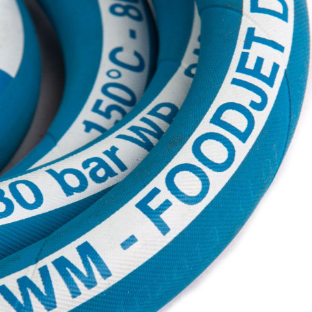 Шланг пищевой Foodjet DN12 (2.5м, 1/2"г-1/2"ш, 80бар)