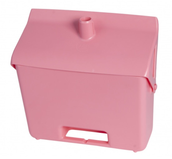 Совок FBK (с крышкой, без ручки, розовый)