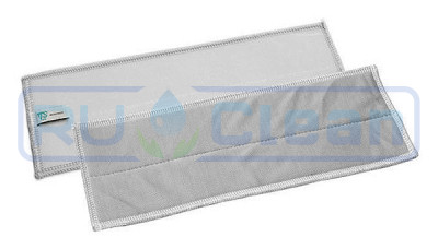 Моп на липучке TTS Clean Glass (40х10.5см, микрофибра, серый)