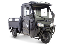 Трицикл электрический Rutrike КАРГО Кабина Универсал 1500 (зеленый)