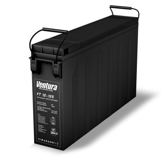 Тяговый аккумулятор Ventura FT 12-125 (12В, 125Ач, AGM) (FT 12-125)