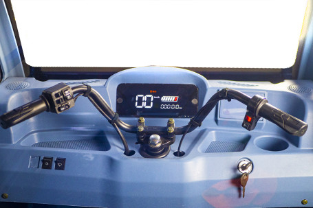 Трицикл электрический Rutrike КАРГО Кабина Универсал 1500 (темно-синий)