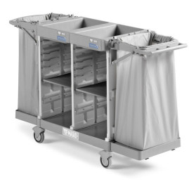 Тележка для отелей TTS MAGIC HOTEL 850B (4 полки, серый)