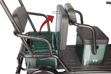 Трицикл электрический Wanshida NIPLA 500 (60V, 1000W, черно-серый) (0000296-3085)