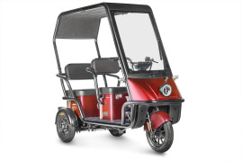 Трицикл электрический Wanshida NIPLA 500 (60V, 1000W, черно-красный)