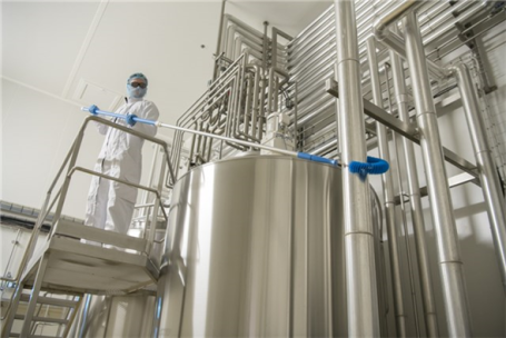 Ручка телескопическая Vikan (d32мм, красный)