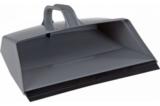 Совок TTS (31см, с ручкой, серый)