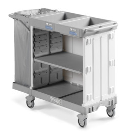 Тележка TTS Magic Hotel 880B (открытая, полки, держ. мешка 120л)