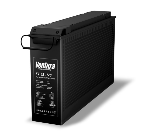 Тяговый аккумулятор Ventura FT 12-170 (12В, 170Ач, AGM) (FT 12-170)