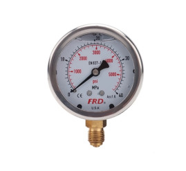 Манометр RC (d63мм, 1/4"ш, 400бар, вход сбоку)