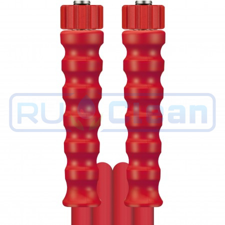Шланг высокого давления 2SN-10 (10м, М22х1.5г-3/8г, 500бар, красный) R+M