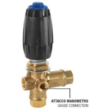 Регулятор давления Mecline VRC25 (250бар, 30л/мин, 3/8&quot;г-3/8&quot;г, By-pass 3/8&quot;г)