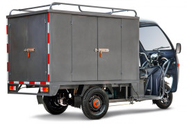 Трицикл электрический Rutrike КАРГО 1500 (черный матовый)