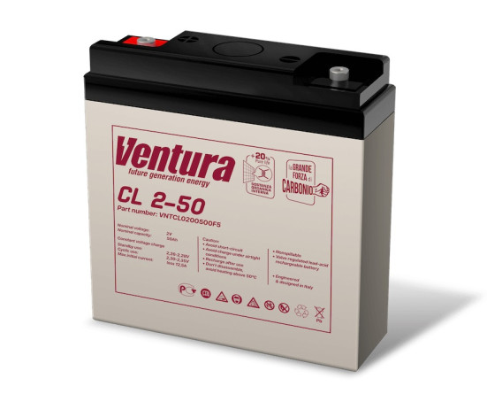 Тяговый аккумулятор Ventura CL 2-50 (2В, 50Ач, AGM)