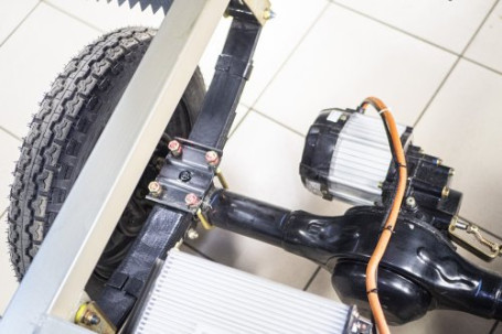 Трицикл электрический Rutrike КАРГО Кабина 1500 60V1000W (черный матовый)