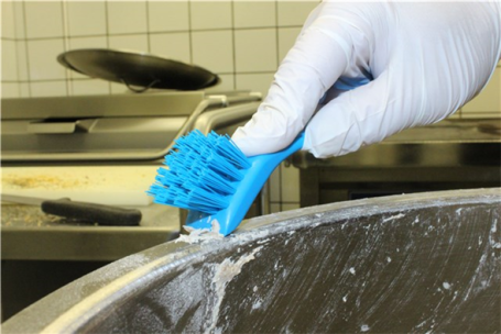 Щетка для чистки деталей Vikan (150мм, синий)