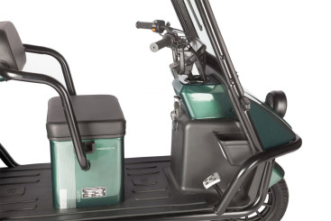 Трицикл электрический Wanshida NIPLA 500 60V 1000Вт (черно-красный)