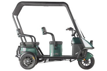 Трицикл электрический Wanshida NIPLA 500 60V 1000Вт (черно-красный)