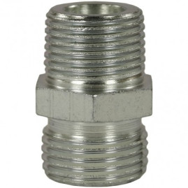 Переходник М22х1.5ш-1/2"ш (250бар, оцинк, д/развальц.) R+M