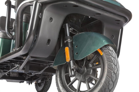 Трицикл электрический Wanshida NIPLA 500 60V 1000Вт (черно-белый)