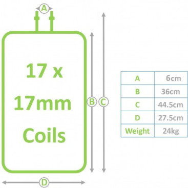 Змеевик (275х455мм, для HDS 610 580 650 690) R+M