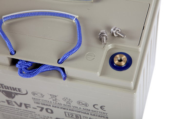 Тяговый аккумулятор RuTrike 6-EVF-70 (12V, 70A/h, AGM)