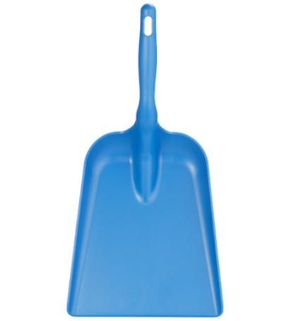 Совок Vikan (327х271х50мм, 550мм, м/пласт, синий)