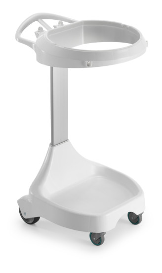 Держатель мешка TTS Smile E-0 (колеса, без крышки, серый)