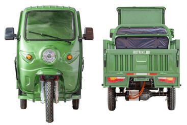 Трицикл электрический Rutrike Гермес 1500 60V/1200W (зеленый)