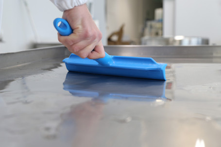 Сгон IGEAX сверхгигиеничный (300мм, мини-ручка, синий)