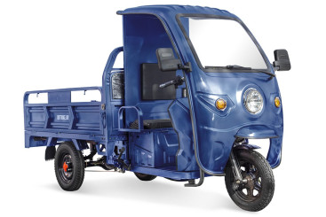 Трицикл электрический Rutrike D4 КАБИНА 1800 60V1500W (синий)