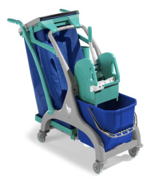 Тележка TTS NICK STAR 10 (15л, отжим Tec, держатель мешка)