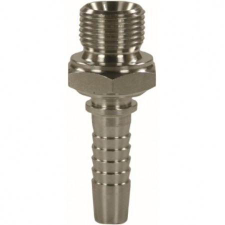 Фитинг высокого давления BSP (DN12, 3/8ш, нерж) R+M
