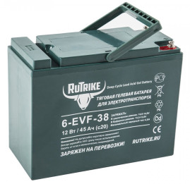 Тяговый аккумулятор RuTrike 6-EVF-38 (12V, 38A/h, GEL)