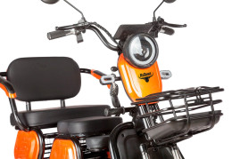 Трицикл электрический Rutrike Бумеранг (белый)