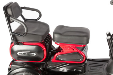 Трицикл электрический Wanshida HOT HATCH 60V 650Вт (черный)