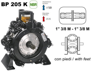 Мембранный насос Comet BP205 2" (20 бар, 193 л/мин, ВОМ 1"3/8)