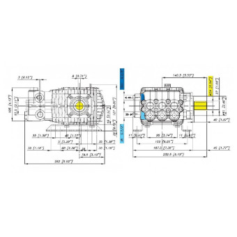 Насос высокого давления Bertolini TML 2028-НР (1450 об/мин)