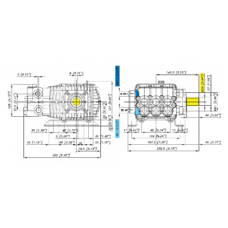 Насос высокого давления Bertolini TML 2028-НР (1450 об/мин) (071054973)