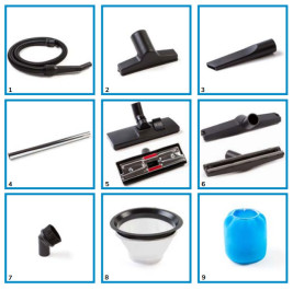 Пылесос ELSEA ARES WET&amp;DRY WI110Y (желтый, нерж)