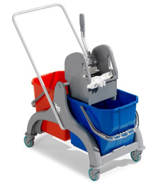 Тележка TTS Nick Light (2х25, с мет.ручкой и отжимом Тес)