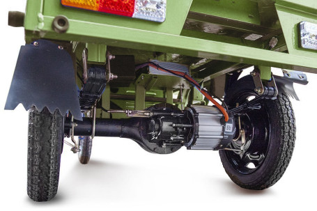 Трицикл электрический Rutrike Вояж К 1300 (темно-синий)