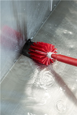 Ручка ультра гигиеническая Vikan (d32мм, 100см, красный)