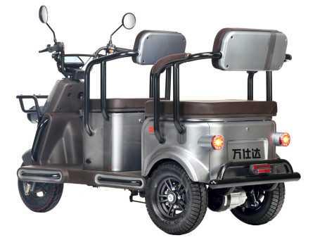 Трицикл электрический Wanshida U1-X (60V, 800W, серый) (0000307-3094)