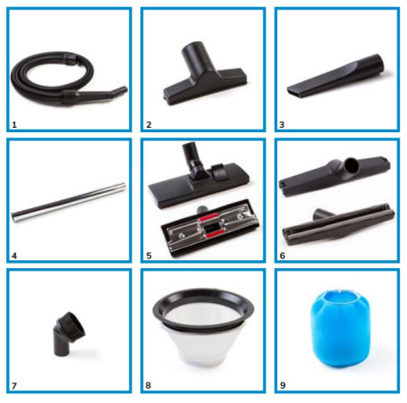 Пылесос ELSEA ARES WET&amp;DRY WP110Y (желтый, пластик)