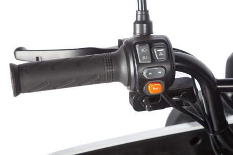 Трицикл электрический Wanshida DOUHAO 60V 800Вт (черно-серый)