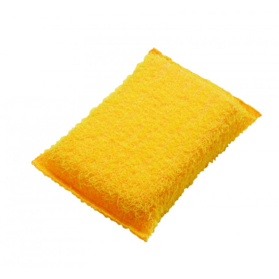 Губка абразивная Haug Bursten (130х85х30мм, средняя жесткость, желтый)